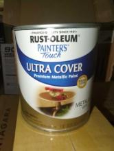 Rust-Oleum Painter's Touch 32 oz. Ultra Cover Metallic Gold General Purpose Paint (Case of 2),