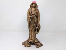 (FOYER) COMPOSITION "MOTHER OF EARTH" FIGURINE STATUE. VERY NICE DETAILING. IT MEASURES APPROX.