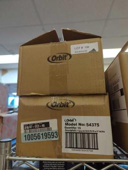 Lot of 2 Boxes of Orbit 3 in. Professional Pressure Regulated Spray Head Sprinkler with Brass Half