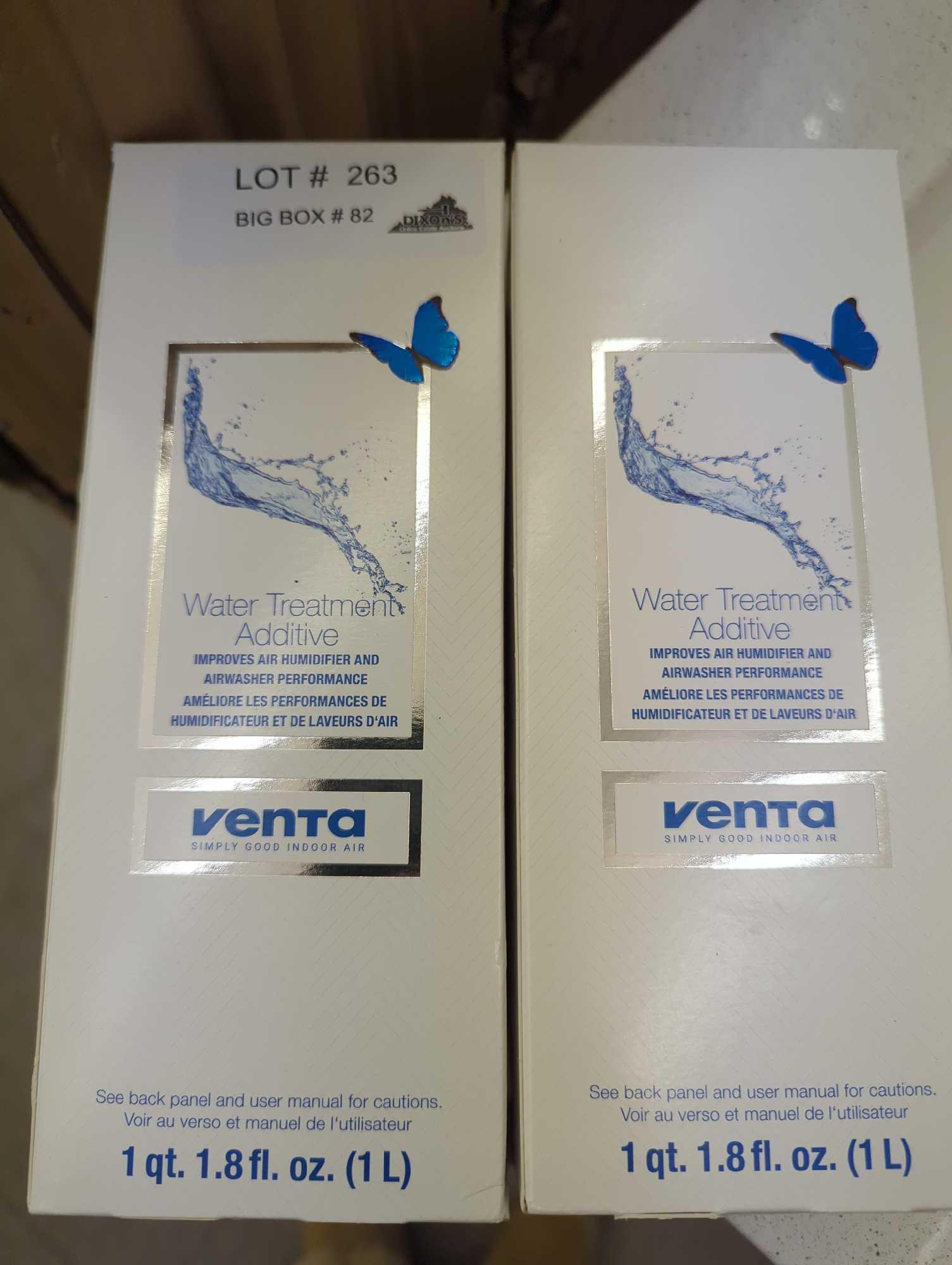 Lot of 2 Venta Evaporative Humidifier Water Treatment Additive, Appears to be New in Open Box Retail