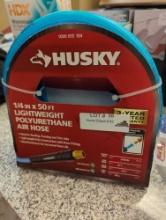 Husky 1/4 in. x 50 ft. Polyurethane Air Hose, UNIT APPEARS NEW SEALED IN PACKAGE, MSRP 32.98
