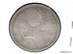 1956 Canada 25C - silver