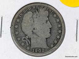 1902 Half Dollar - Barber