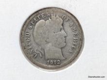 1912 Dime - Barber