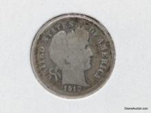 1912 D Dime - Barber