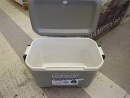 Coleman 52 qt. 316 Series Gray Chest Cooler, Appears to be New Retail Price Value $70, Sold Where Is