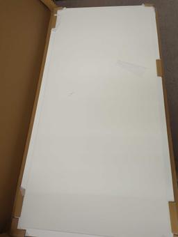 Metalux 2 ft. x 4 ft. 4500 Lumens Integrated LED Flat Panel Light 4000K, Appears to be New But Cover