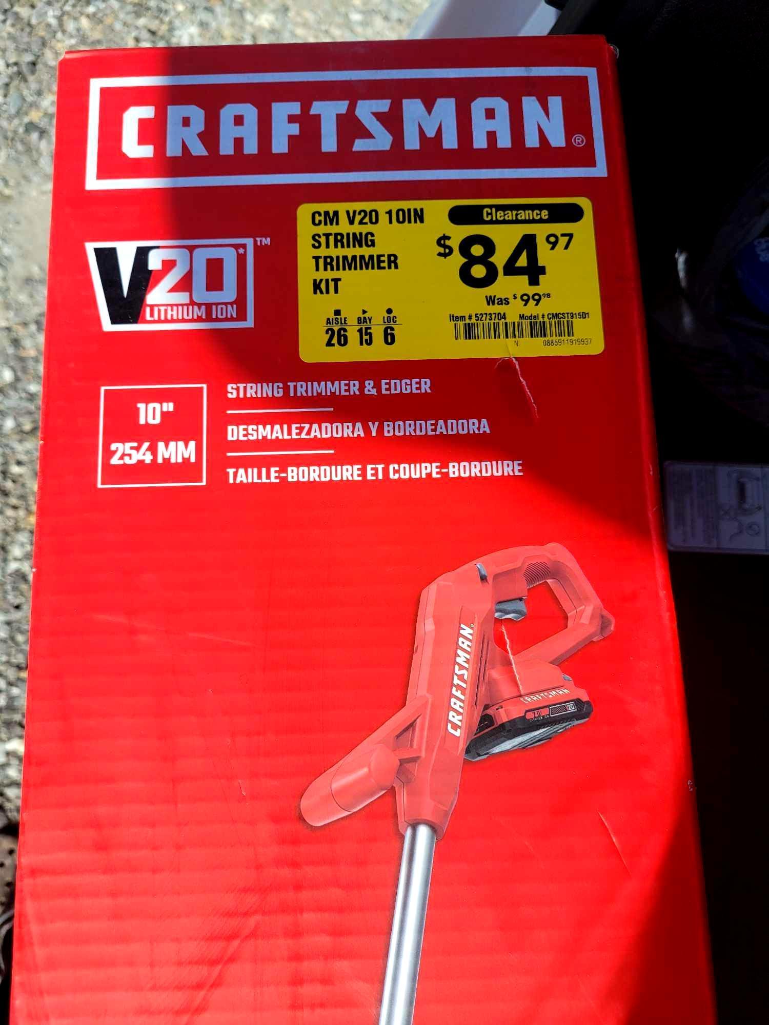 Craftsman String Trimmer and Edger $5 STS