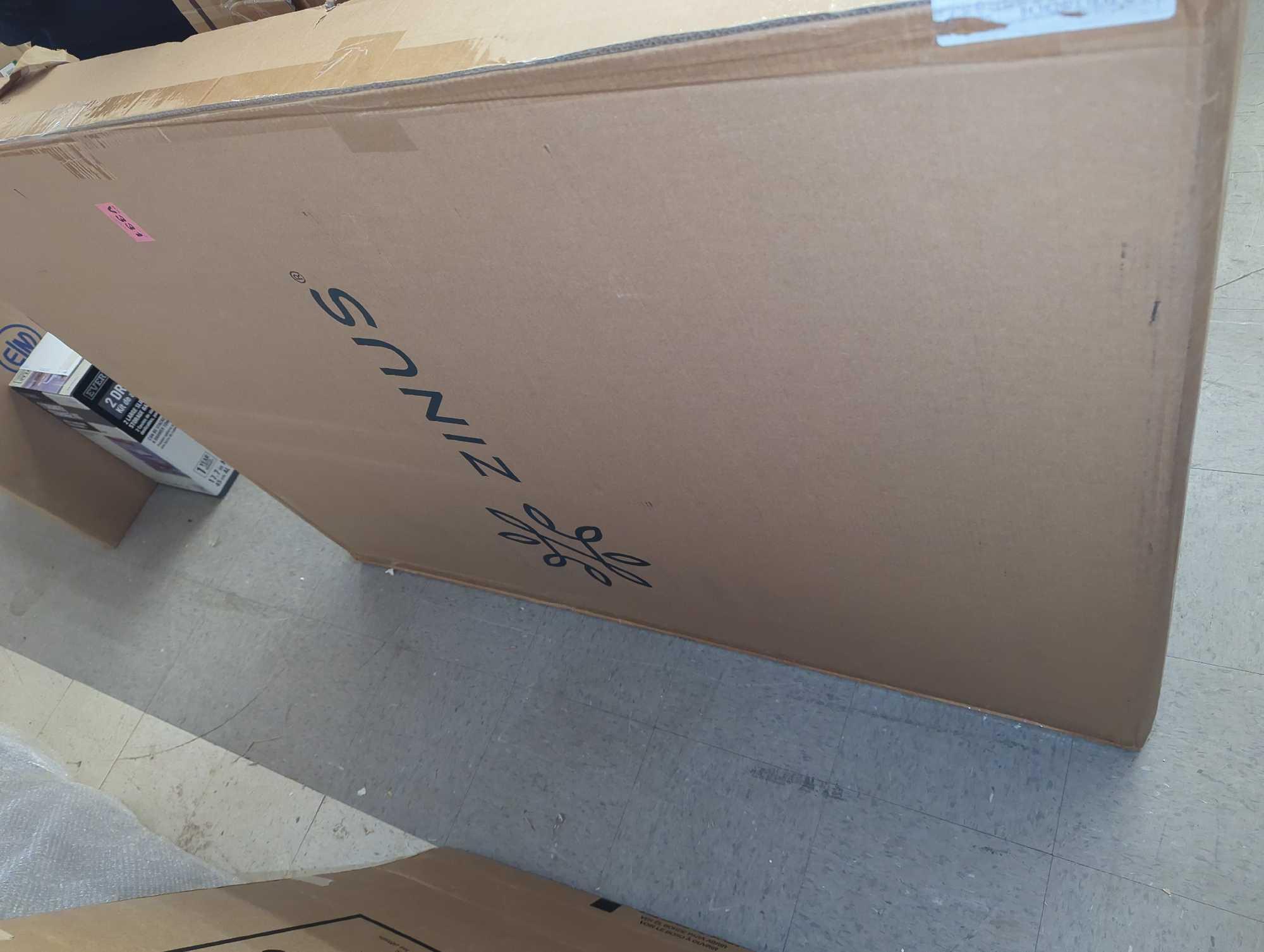 Zinus, 4'' No Assembly Metal Box Spring - Zinus, Appears to be New in Factory Sealed Box Retail