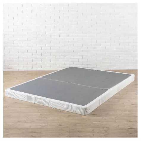 Zinus, 4'' No Assembly Metal Box Spring - Zinus, Appears to be New in Factory Sealed Box Retail