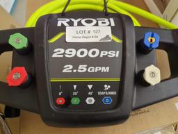 RYOBI POWER WASHER ACCESSORIES FOR 2900 PSI POWER WASHER, ACCESSORIES LOOK NEW, NO MSRP.
