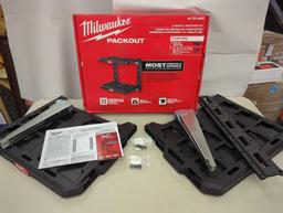 Milwaukee PACKOUT Heavy Duty Racking Kit w/ 50 Pound Capacity. Comes in open box as is shown in