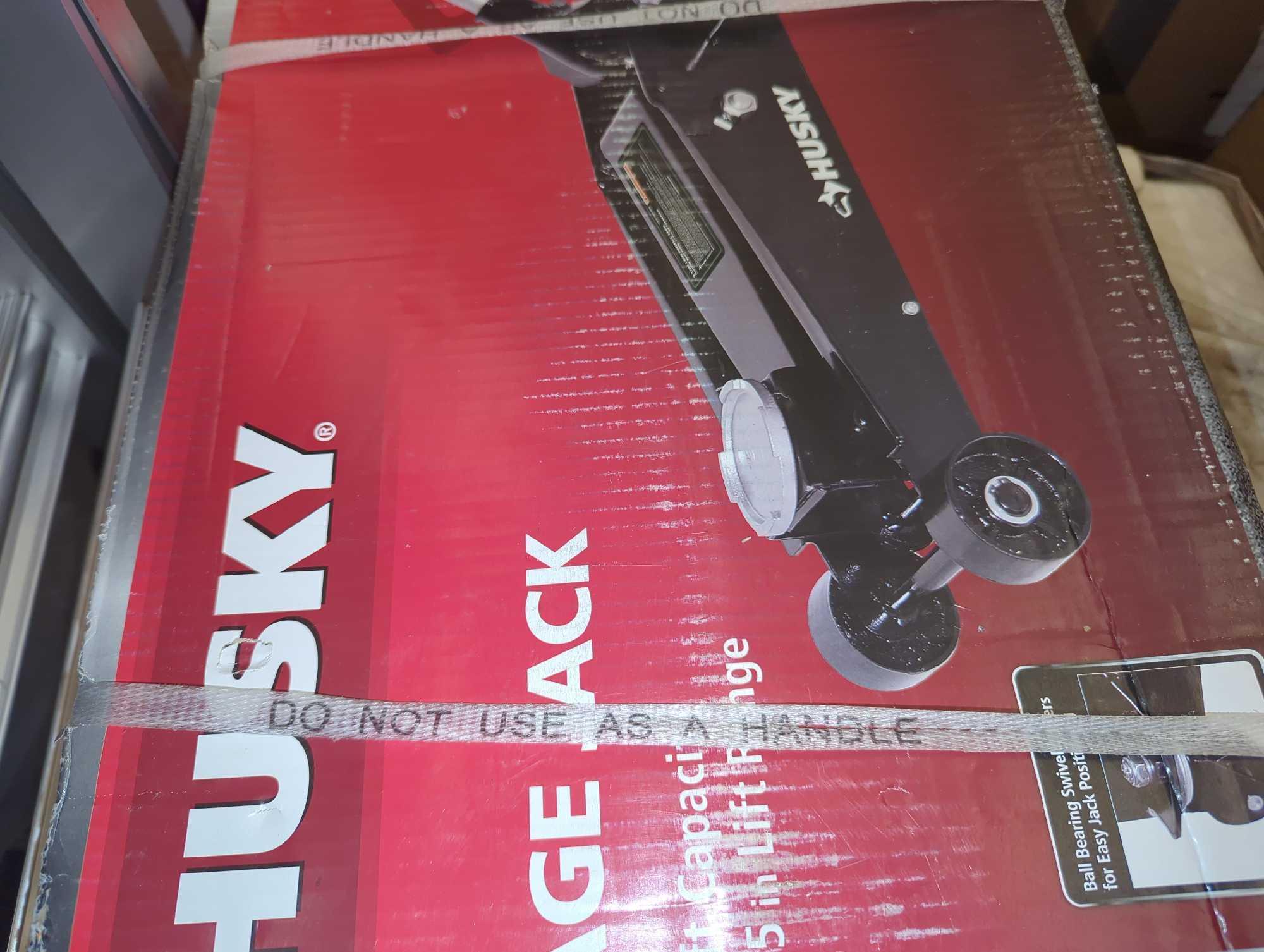 Husky 3-Ton Floor Garage Car Jack, Model HD00107, Retail Price $139, Appears to be New in the Box