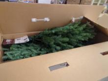 OPEN BOX, HOME DECORATORS COLLECTION 7.5' GRAND DUTCHESS BALSAM FIR SLIM LED PRE LIT TREE, UNIT