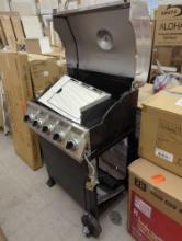 DENTED UNIT Nexgrill 5-Burner Propane Gas Grill in Stainless Steel with Side Burner and Condiment