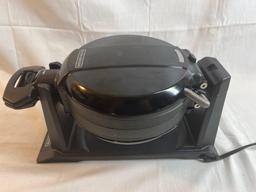 Black and Decker flip waffle iron...