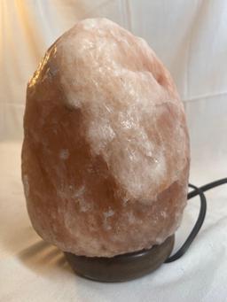 Electric salt lamp. 9 inches tall....