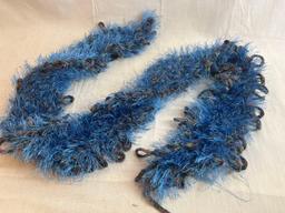 Eyelash yarn / fun fur scarf lot