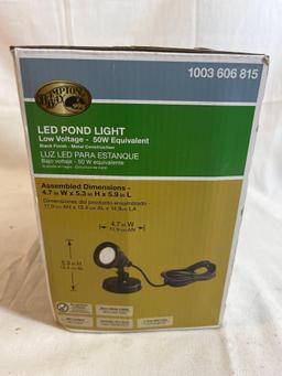 Brand new Hampton Bay LED Pond Light Low Voltage 50W in box