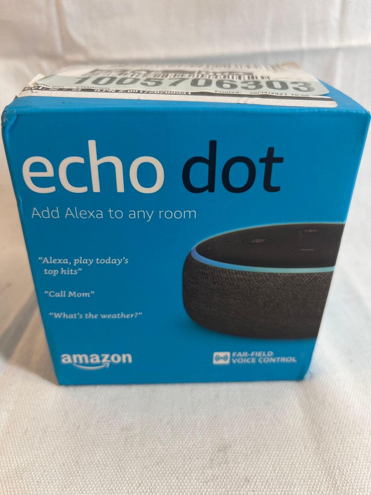 Amazon Echo Dot in box