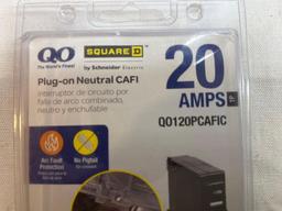 QO Square D Schneider Electric Plug-on Neutral CAFI 20 Amps Q0120PCAFIC