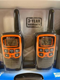 Midland X-talker two-way radios in box