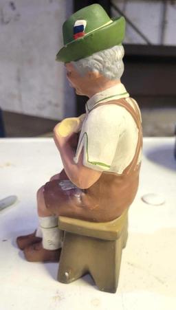 Swiss Figurine Holding a Stein $1 STS