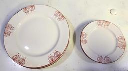 Vintage Dinner Plate Set $2 STS