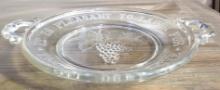 Vintage Glass Serving Tray $1 STS