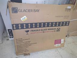 Lot of Assorted Items Including Glacier Bay 36.4 in. W x 30.2 in. H Rectangular Medicine Cabinet