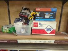 Partial Shelf Mystery Lot of Assorted Items to Include, 3M Pro Protect Electric Hearing Protection