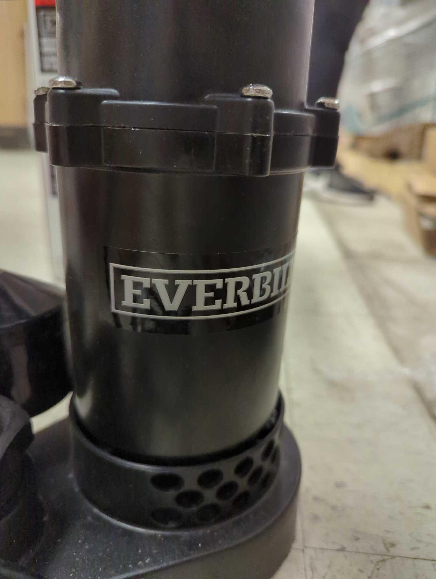 Everbilt 1/2 HP Aluminum Sump Pump Vertical Switch, Appears to be New in Open Box Retail Price Value