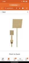 Glacier Bay Modern 1-Spray 7.9 in. Dual Tub Wall Mount Fixed and Handheld Shower Heads 1.8 GPM in