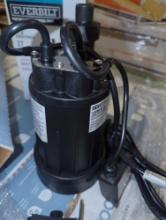 Everbilt (Piece Broken Off) 1/3 HP Automatic Utility Pump, Retail Price $156, Appears to be Used,