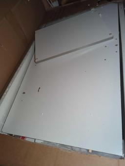 Parts and Pieces to HOMCOM 71 in. White Freestanding Kitchen Cupboard with 3-Adjustable Shelves and