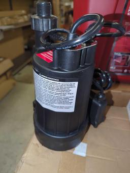 Everbilt 1/3 HP Automatic Utility Pump, Retail Price $156, Appears to be New, What You See in the