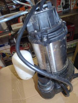 RIDGID 1 HP Stainless Steel Dual Suction Sump Pump, Retail Price $359, Appears to be Used, What You