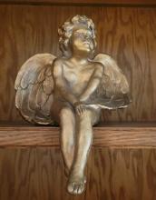 Gold Sitting Angel $2 STS