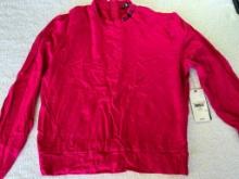 GUESS Womans Radish Pink Top- Size S- Retail $49