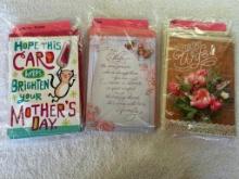 Mothers Day Cards- 3 packs of 4= 12 Total