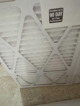 Lot of 3 HDX 30 in. x 30 in. x 1 in. Allergen Plus Pleated Air Filter FPR 7, MERV 11, Appears to be