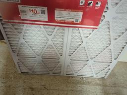 Lot of 3 HDX 30 in. x 30 in. x 1 in. Allergen Plus Pleated Air Filter FPR 7, MERV 11, Appears to be