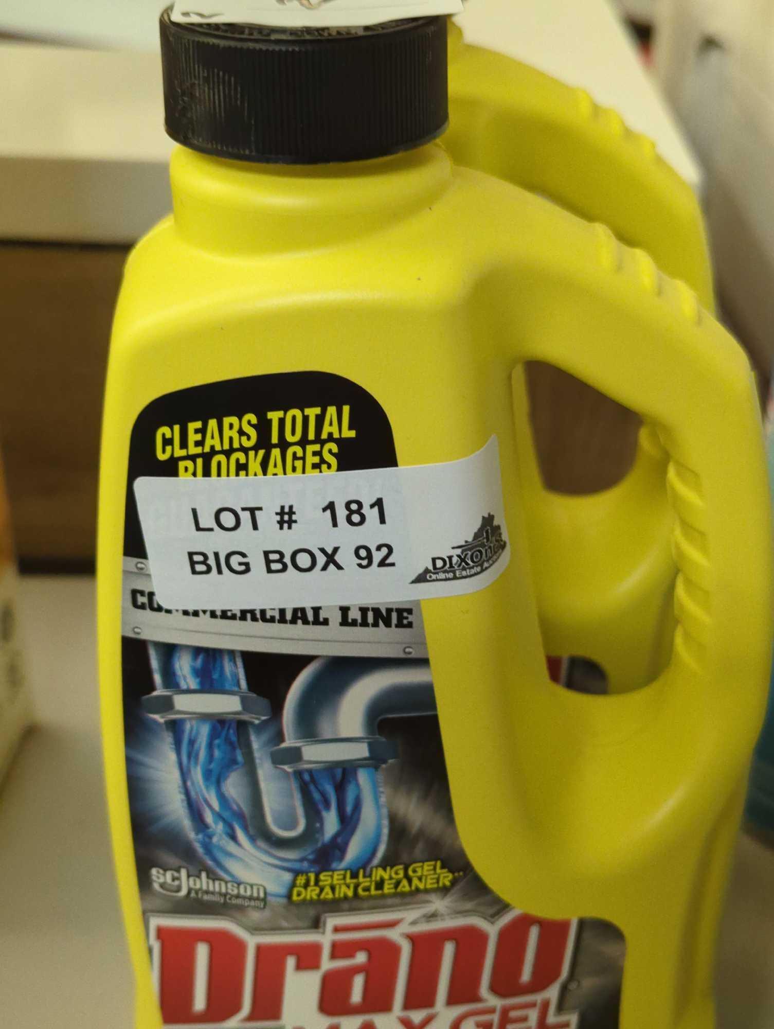 Lot of 2 Bottles Drano Commercial Line 42 fl. oz. Max Gel Clog Remover, Appears to be New in Factory