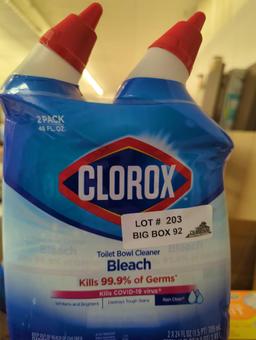 Clorox 24 oz. Rain Clean Toilet Bowl Cleaner with Bleach (2-Pack), Appears to be New in Factory