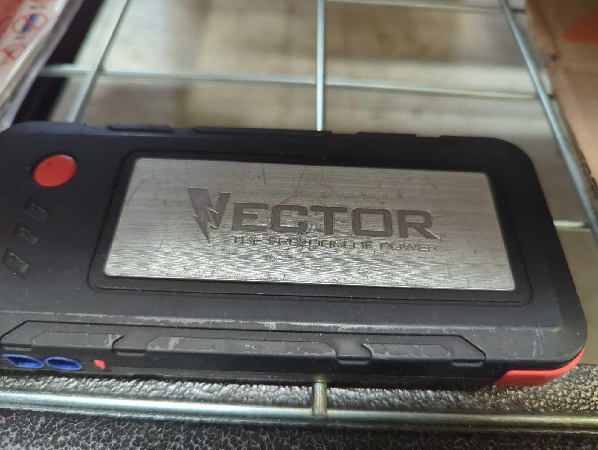 VECTOR 1200 Peak Amp Jump Starter, Dual USB, Rechargeable, Retail Price $88, Appears to be Used,