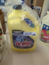 Drano Commercial Line 128 fl. oz. Max Gel Clog Remover, Retail Price $18, Appears to be Open but