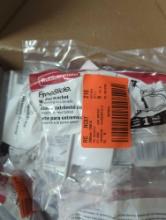 Box Lot Approximately 20 of Rubbermaid Direct Mount Non-Adjustable Free Slide Wall Bracket, White