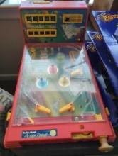 (LR)RADIO SHACK ACTION PINBALL GAME.