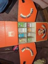 (LR)BOX OF KIDS CARD GAMES, 6 DIFFERENT GAMES, VINTAGE BOX