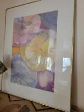 Vintage Flower Print Painting $1 STS